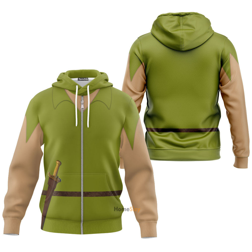  Peter Pan Custom Cosplay Costume Hoodie Tshirt QT209317