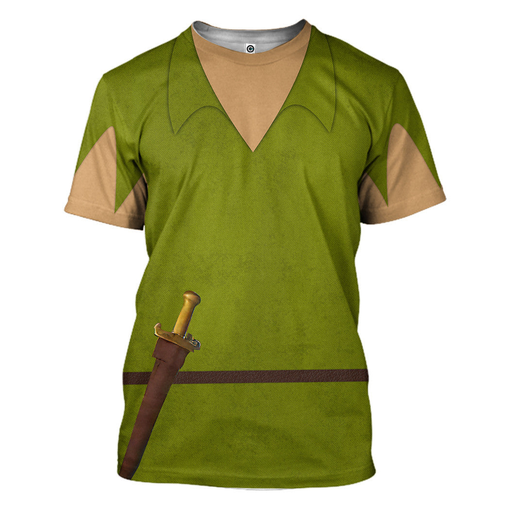  Peter Pan Custom Cosplay Costume Hoodie Tshirt QT209317