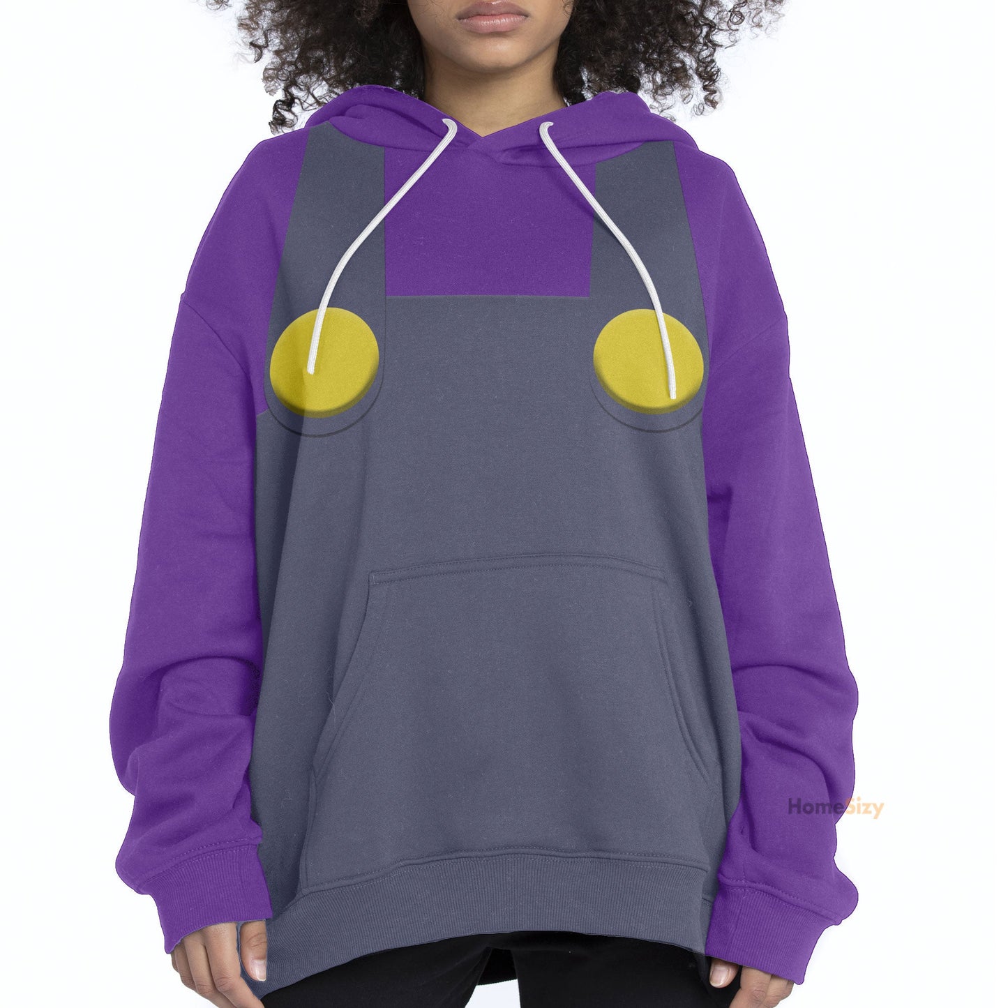  Waluigi Custom Cosplay Costume Hoodie QT205287Hf