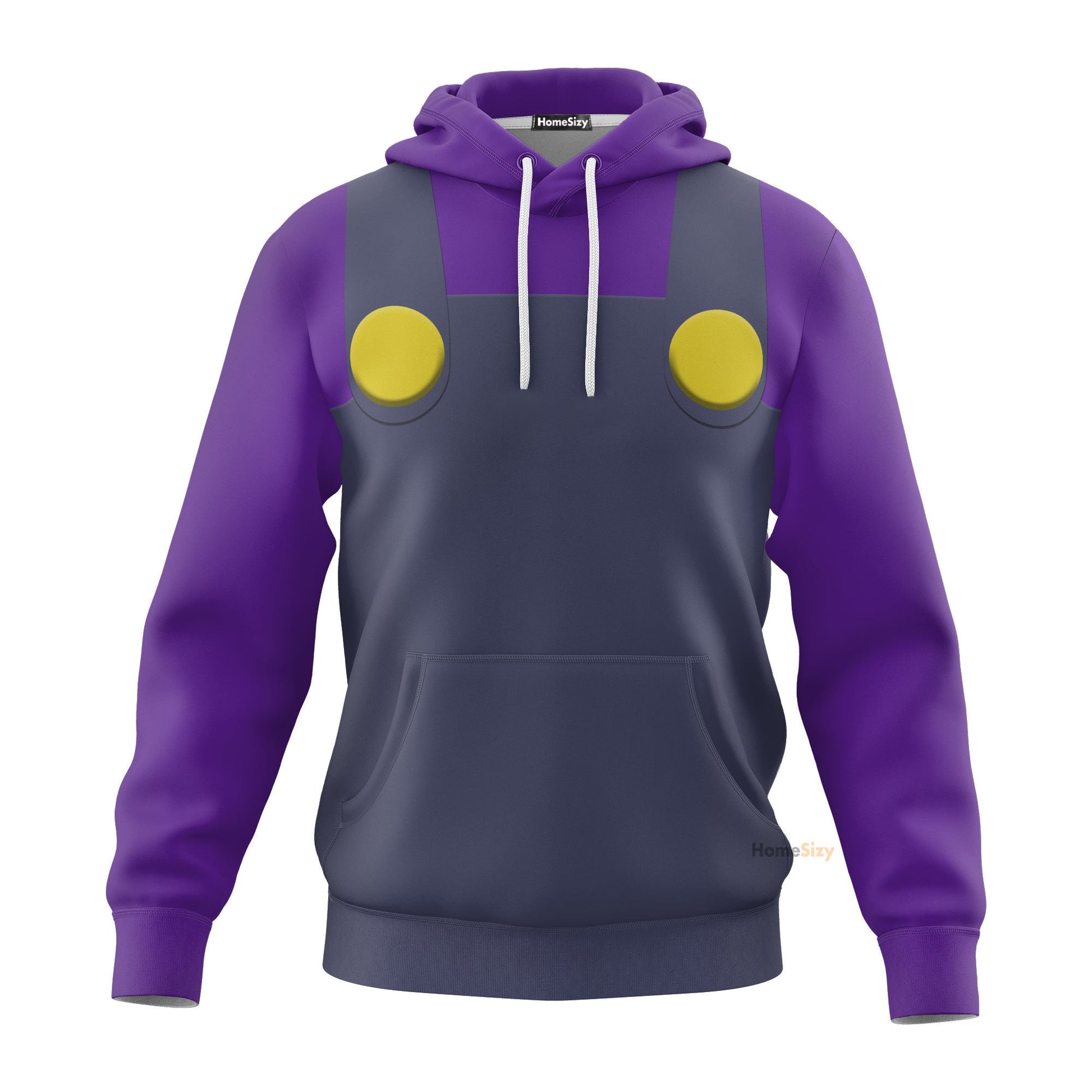  Waluigi Custom Cosplay Costume Hoodie QT205287Hf