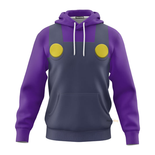  Waluigi Custom Cosplay Costume Hoodie QT205287Hf