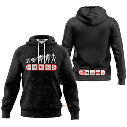 Nintendo and Chemistry - Hoodie QT309563