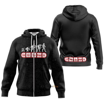  Nintendo and Chemistry - Hoodie QT309563