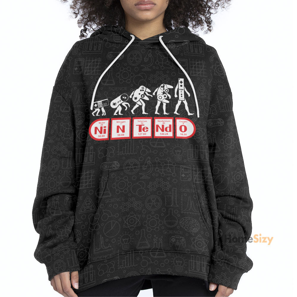  Nintendo and Chemistry - Hoodie QT309563