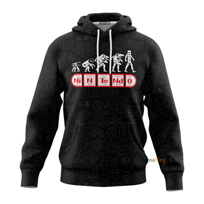  Nintendo and Chemistry - Hoodie QT309563