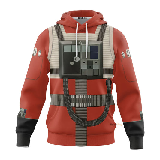  SW Luke Skywalker Pilot Custom Hoodie QT211684Hf