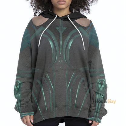  Marvel Hela Odinsdottir Custom Cosplay Costume Tshirt Hoodie QT209003Tf
