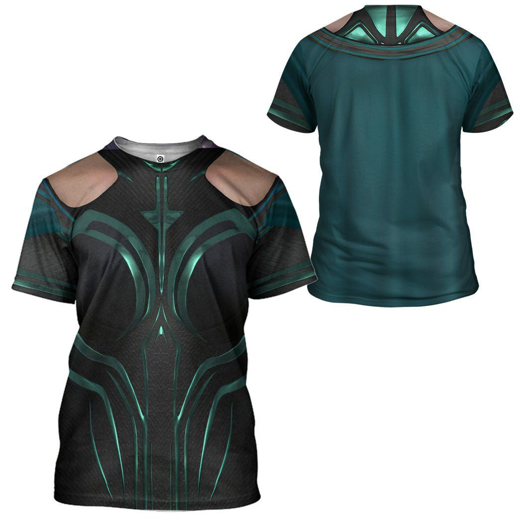  Marvel Hela Odinsdottir Custom Cosplay Costume Tshirt Hoodie QT209003Tf