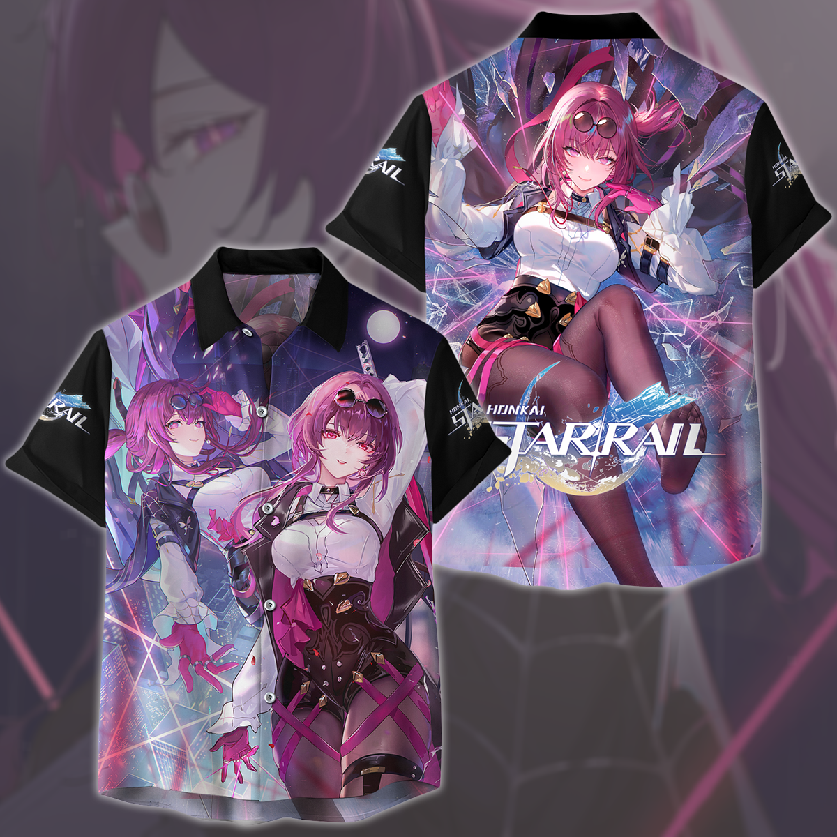 Honkai: Star Rail Kafka Video Game All Over Printed T-shirt Tank Top Zip Hoodie Pullover Hoodie Hawaiian Shirt Beach Shorts Joggers