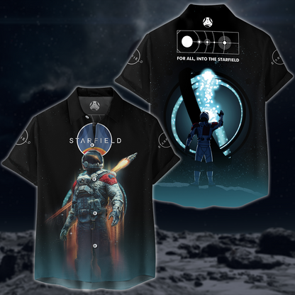 Starfield Video Game 3D All Over Printed T-shirt Tank Top Zip Hoodie Pullover Hoodie Hawaiian Shirt Beach Shorts Joggers