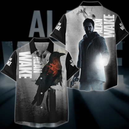 Alan Wake Video Game All Over Printed T-shirt Tank Top Zip Hoodie Pullover Hoodie Hawaiian Shirt Beach Shorts Joggers