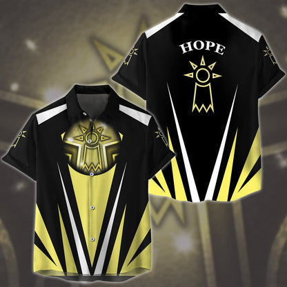 Digimon Crest Of Hope Video Game All Over Printed T-shirt Tank Top Zip Hoodie Pullover Hoodie Hawaiian Shirt Beach Shorts Joggers