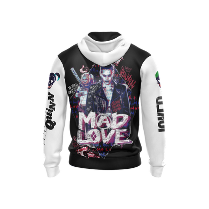  DC Hoodie Suicide Squad Hoodie Suicide Squad Harley Quinn And Joker Mad Love Hoodie