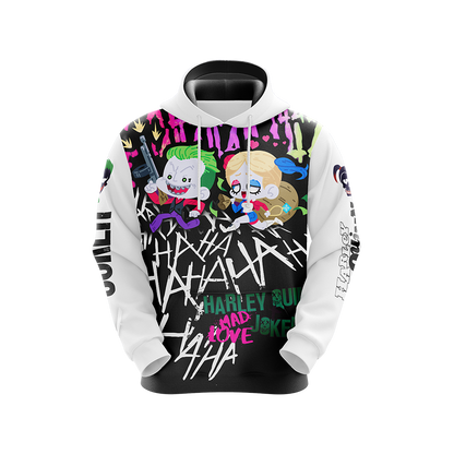  DC Hoodie Suicide Squad Hoodie Suicide Squad Harley Quinn And Joker Mad Love Hoodie
