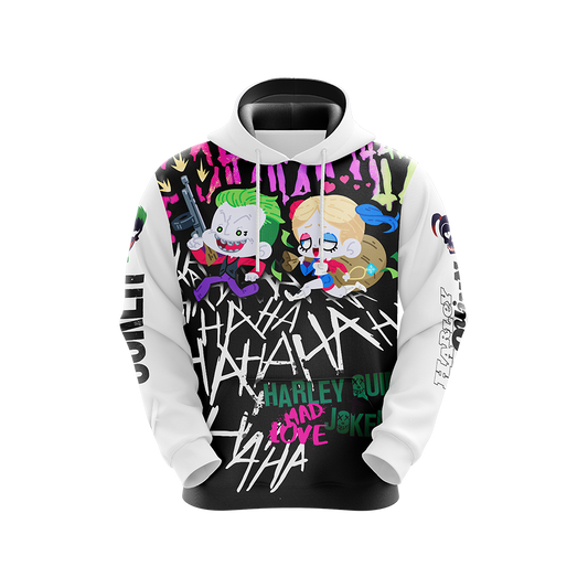  DC Hoodie Suicide Squad Hoodie Suicide Squad Harley Quinn And Joker Mad Love Hoodie