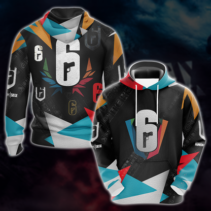Tom Clancy's Rainbow Six Siege Video Game All Over Print T-shirt Tank Top Zip Hoodie Pullover Hoodie