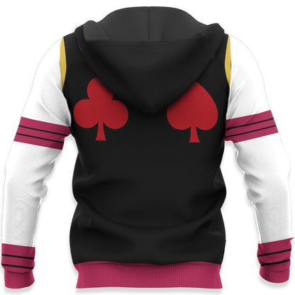  Hunter X Hunter T-shirt Hisoka Suit Costume Black White Hoodie Hunter X Hunter Merch Anime Shirt  