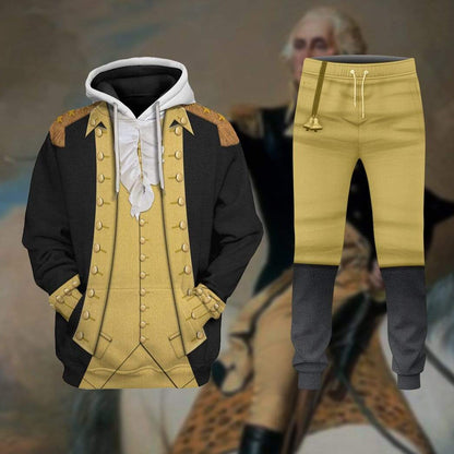 Hoodie Custom George Washington T-shirt - Hoodies - Sweater Apparel