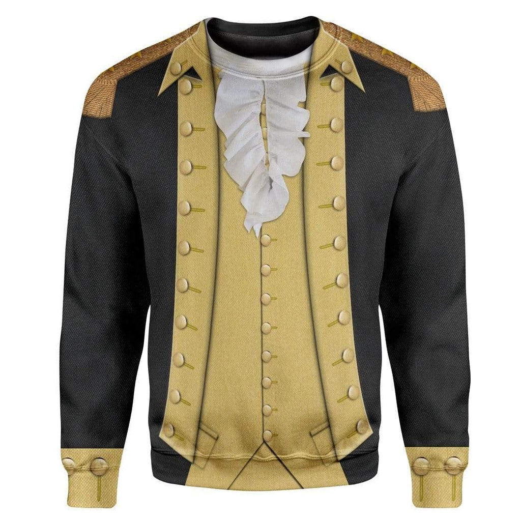 Hoodie Custom George Washington T-shirt - Hoodies - Sweater Apparel