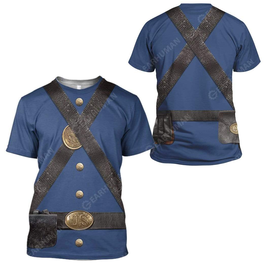 Hoodie Custom Union Infantry Uniform in Civil War Apparel