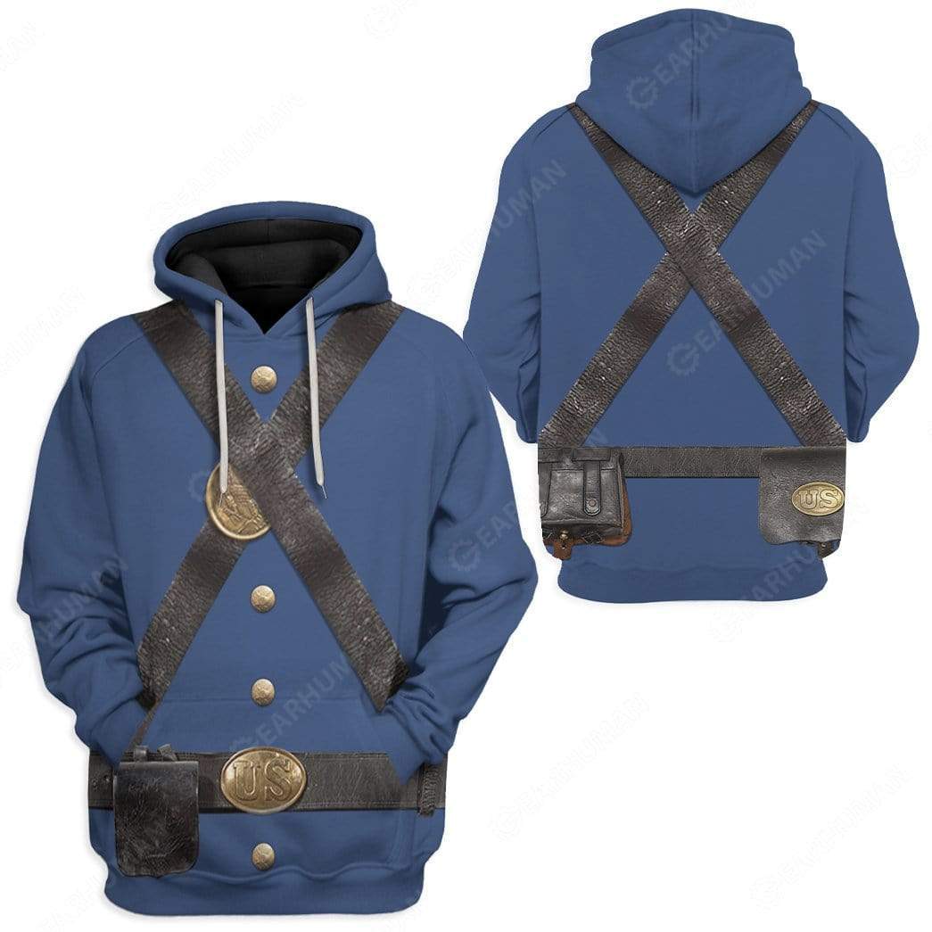 Hoodie Custom Union Infantry Uniform in Civil War Apparel