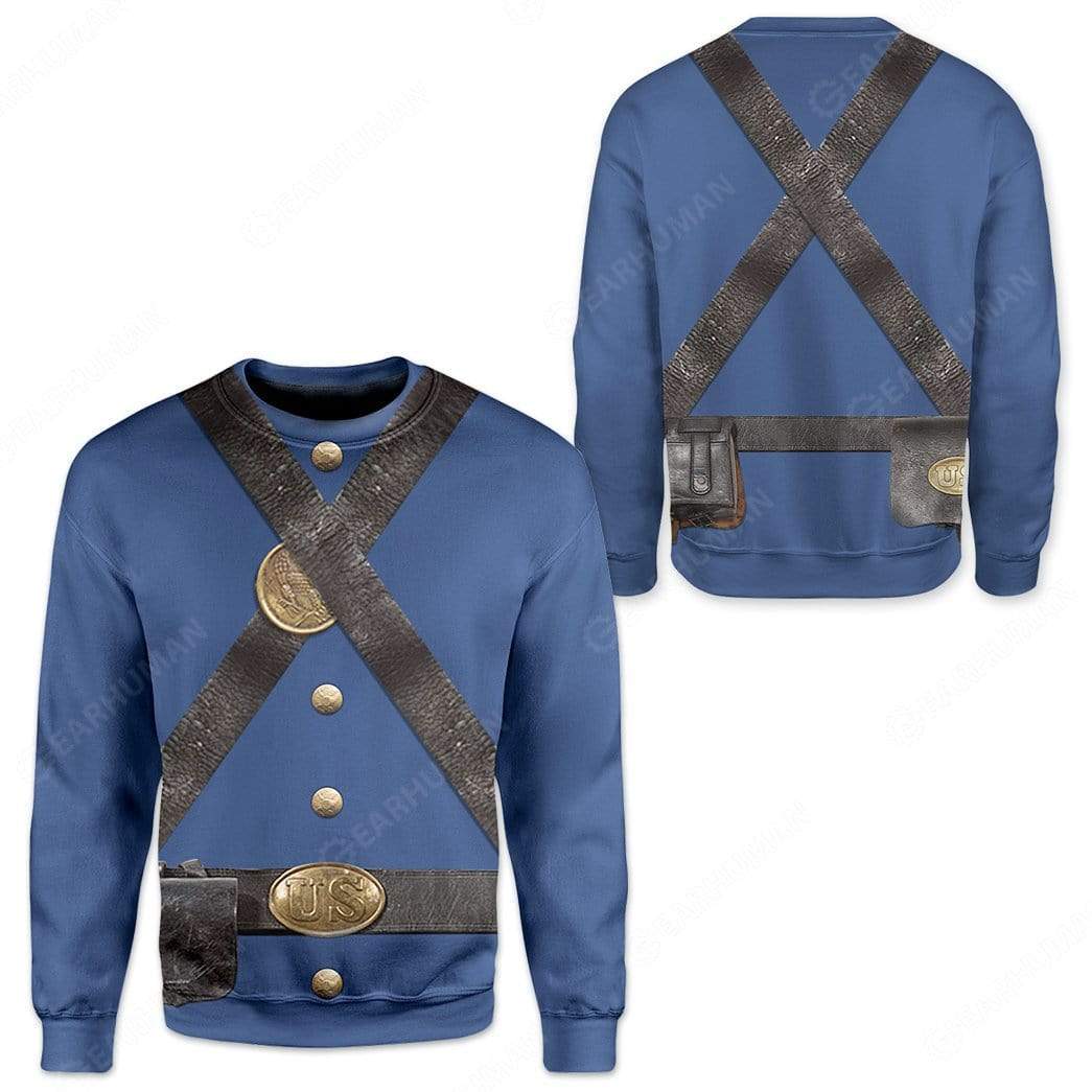 Hoodie Custom Union Infantry Uniform in Civil War Apparel