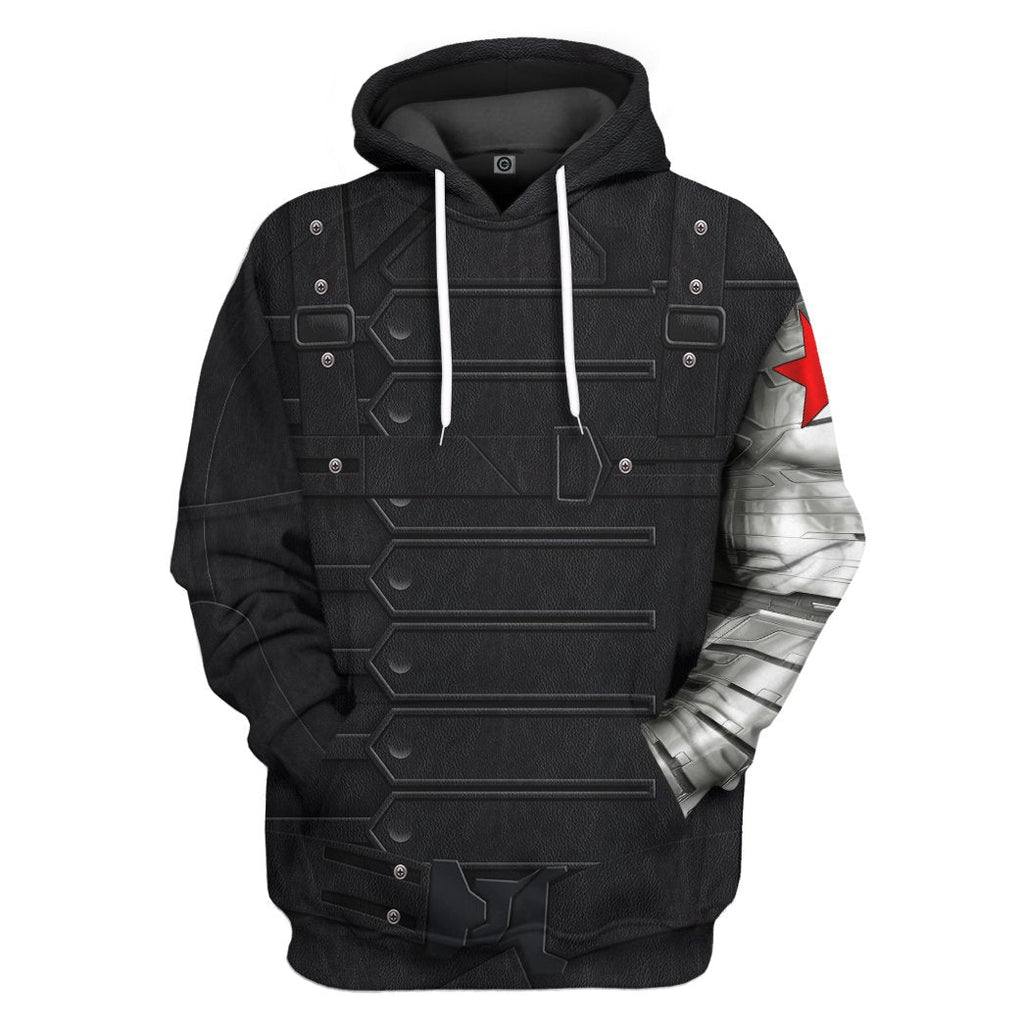  Mrvl Bucky Barnes Winter Soldier Custom Tshirt Hoodie Apparel