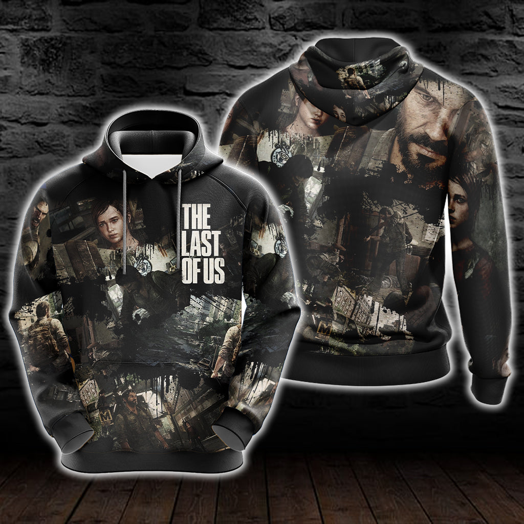 The Last Of Us Joel and Ellie Unisex 3D T-shirt Zip Hoodie Pullover Hoodie