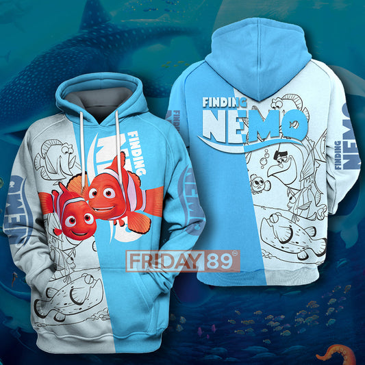 Finding Nemo T-shirt Finding Nemo Blue T-shirt Amazing DN Hoodie Sweater Tank