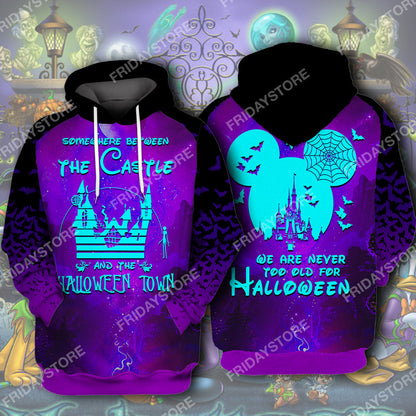  DN T-shirt Somewhere Between The Castle And The Halloween Town T-shirt High Quality DN Halloween Hoodie Sweater Tank