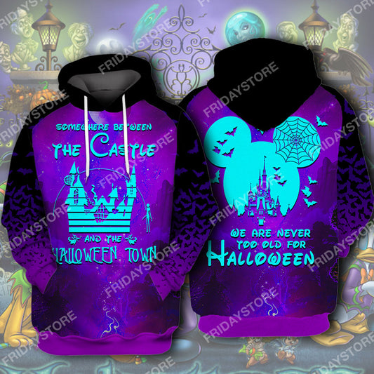  DN T-shirt Somewhere Between The Castle And The Halloween Town T-shirt High Quality DN Halloween Hoodie Sweater Tank