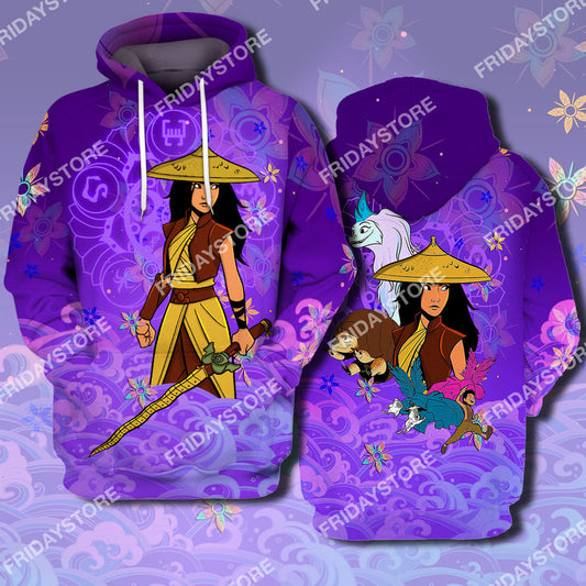  DN T-shirt Princess And The Last Dragon T-shirt Awesome High Quality DN Shirt Sweater Tank