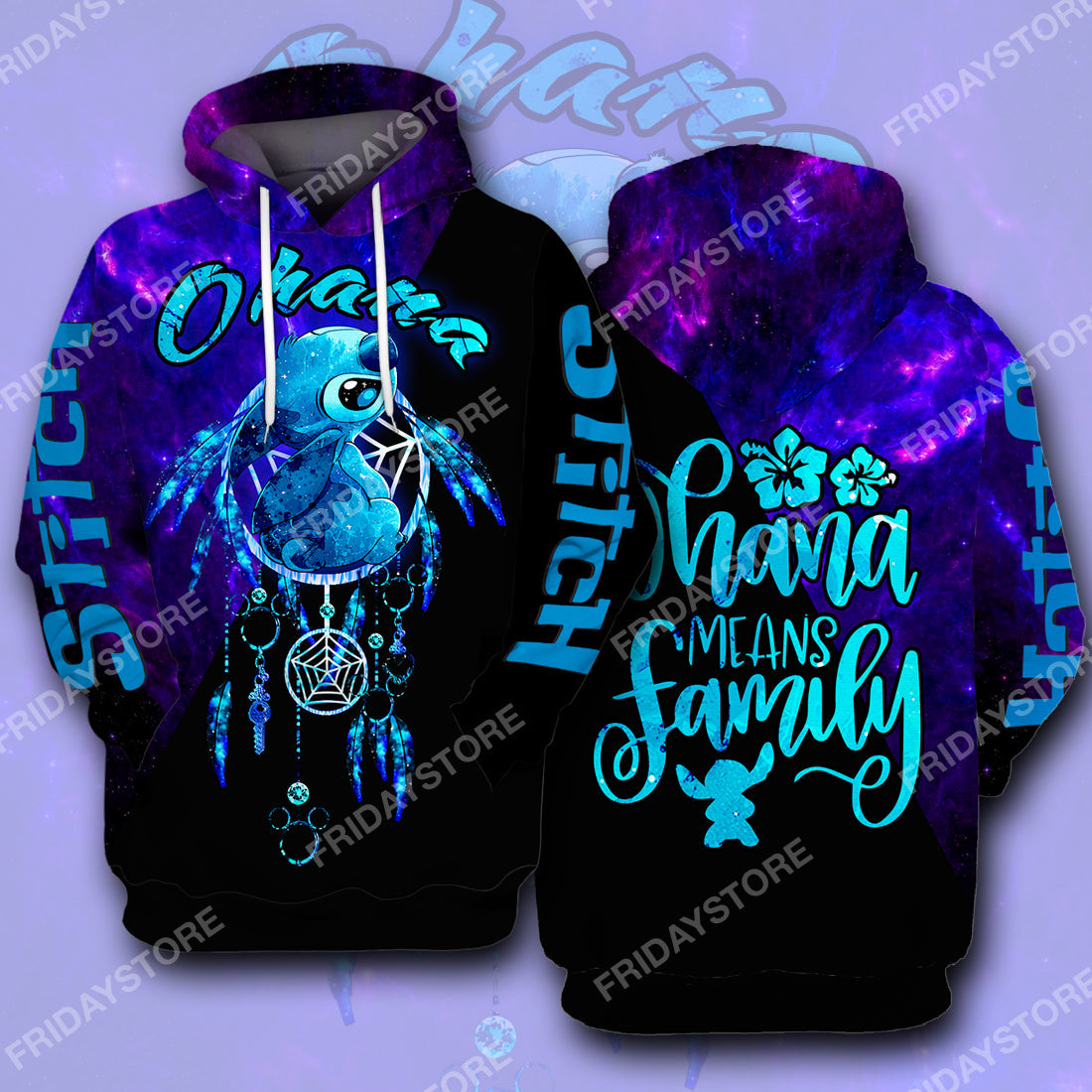  LAS T-shirt Ohana Means Family Dreamcatcher T-shirt Amazing DN Stitch Hoodie Sweater Tank