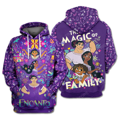 Encanto T-Shirt Encanto The Magic Of Family Purple Hoodie Encanto Hoodie