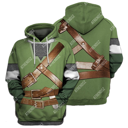  Legend Of Zelda Link Shirt Link Green Top Costume T-shirt Link Costume Hoodie Sweater Tank 