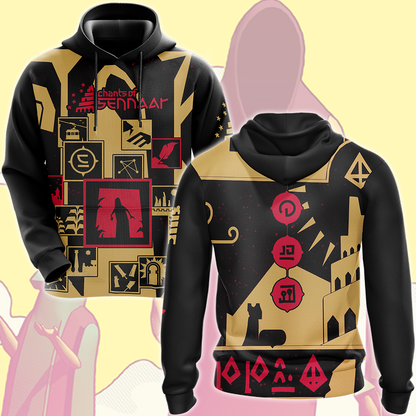 Chants of Sennaar Video Game All Over Printed T-shirt Tank Top Zip Hoodie Pullover Hoodie Hawaiian Shirt Beach Shorts Joggers