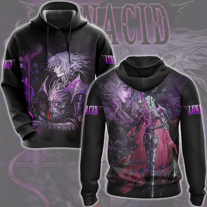 Lunacid Video Game All Over Printed T-shirt Tank Top Zip Hoodie Pullover Hoodie Hawaiian Shirt Beach Shorts Joggers