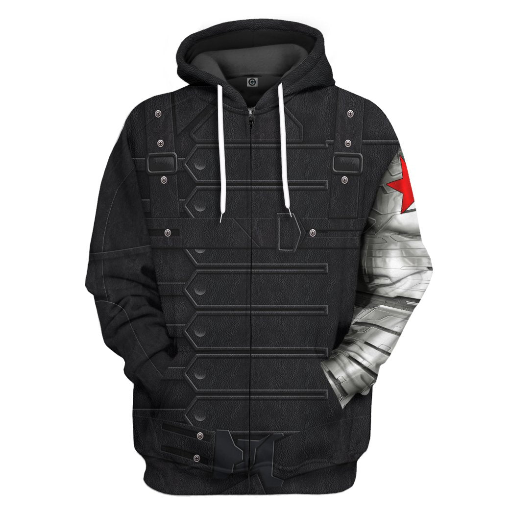  Mrvl Bucky Barnes Winter Soldier Custom Tshirt Hoodie Apparel