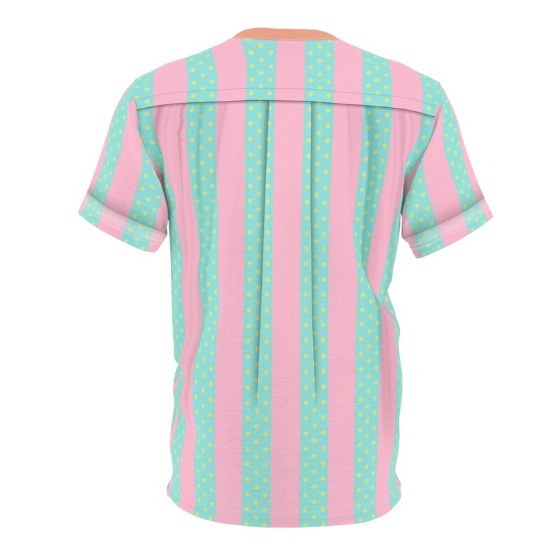 Ryan Malibu Striped Pink And Green Mint Doll Movie T-Shirt