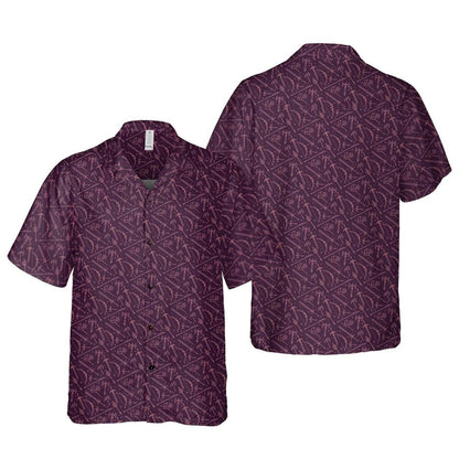 Fantasy Weapon Hawaiian Shirt, Medieval RPG Aloha Shirt for Gamers