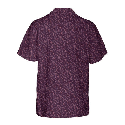 Fantasy Weapon Hawaiian Shirt, Medieval RPG Aloha Shirt for Gamers