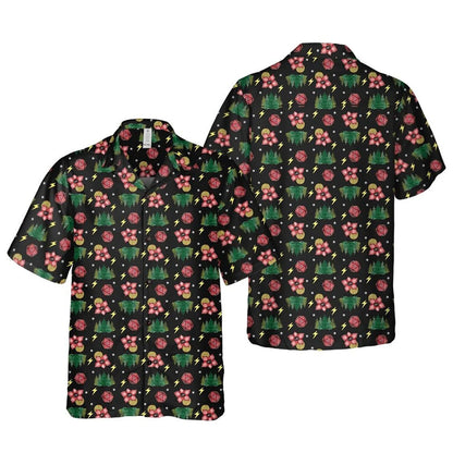 Fantasy Dice Hawaiian Shirt, Forest Magic RPG Gamer Aloha Shirt
