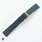 Slate Blue Epsom Classic Leather Watch Strap — original product photo