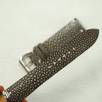 Taupe Stingray Leather Watch Strap — original product photo