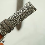Taupe Stingray Leather Watch Strap — original product photo