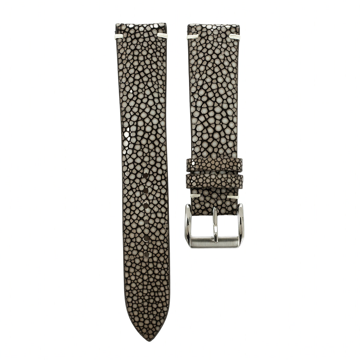 Taupe Stingray Leather Watch Strap — original product photo