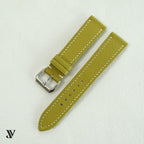 Olive Togo Leather Watch Strap — original product photo