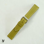 Olive Togo Leather Watch Strap — original product photo