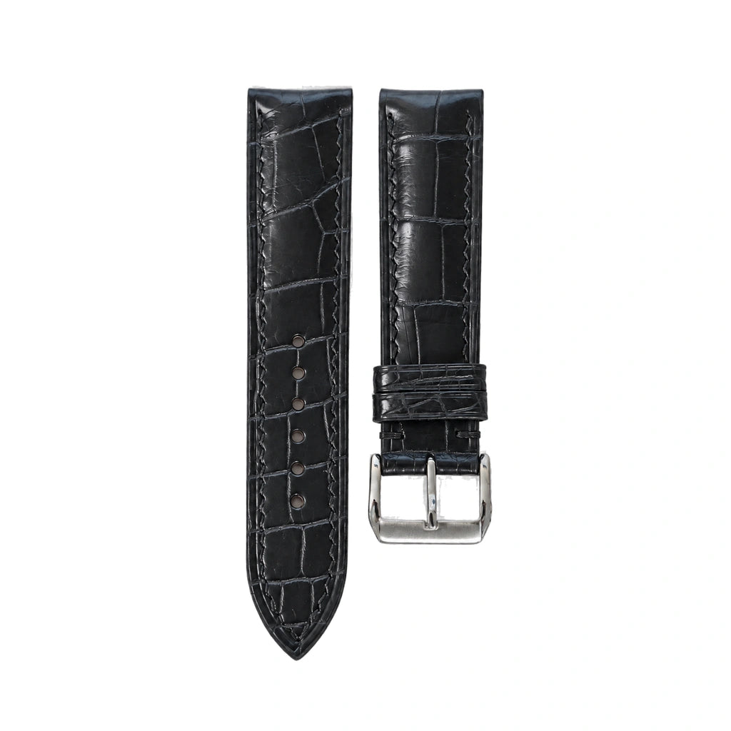 Black Alligator Watch Strap by Justvero