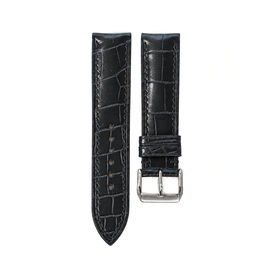 Black Alligator Watch Strap by Justvero
